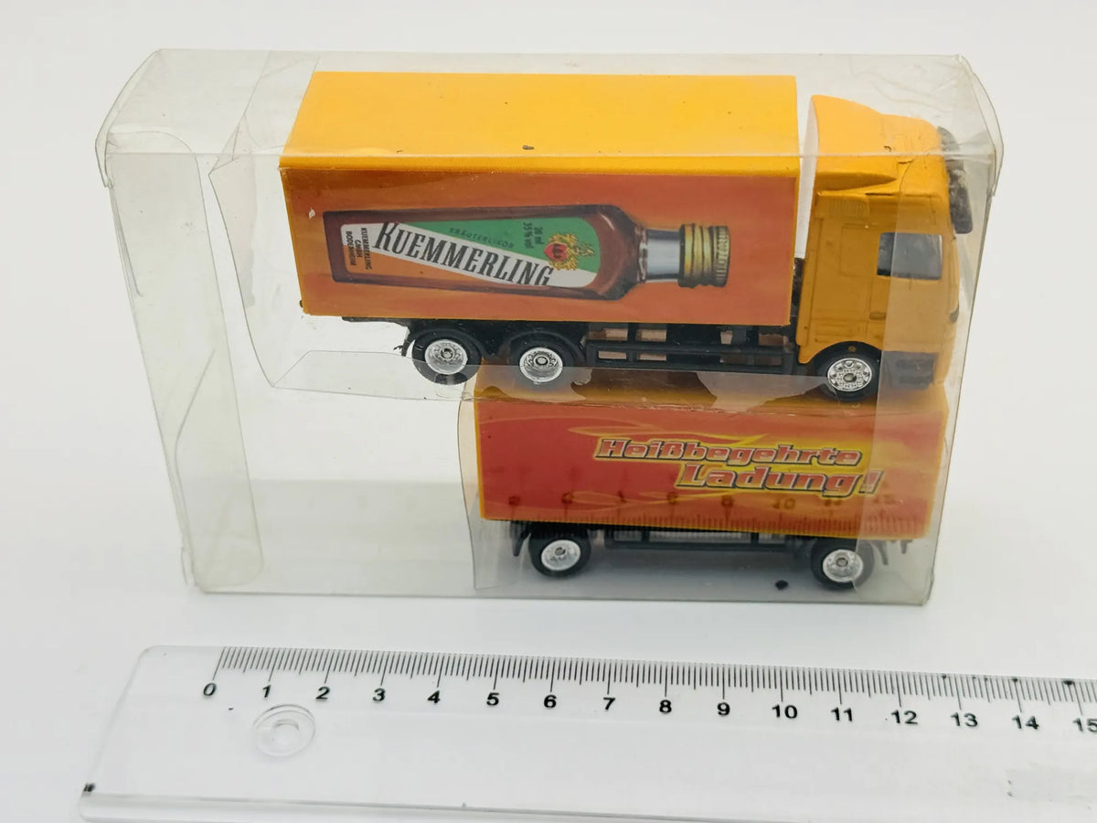 MAN F90 Hümmer 1:87 Ciężarówka Promocyjna KÜMMERLING Luzak Pomarańczowy – zdjęcie 6