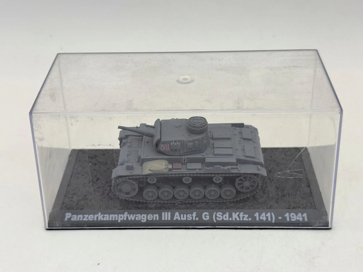 Czołg Panzerkampfwagen Iii Ausf. G - 1941 Tanks of the World AmerCom 1:72 – zdjęcie 5