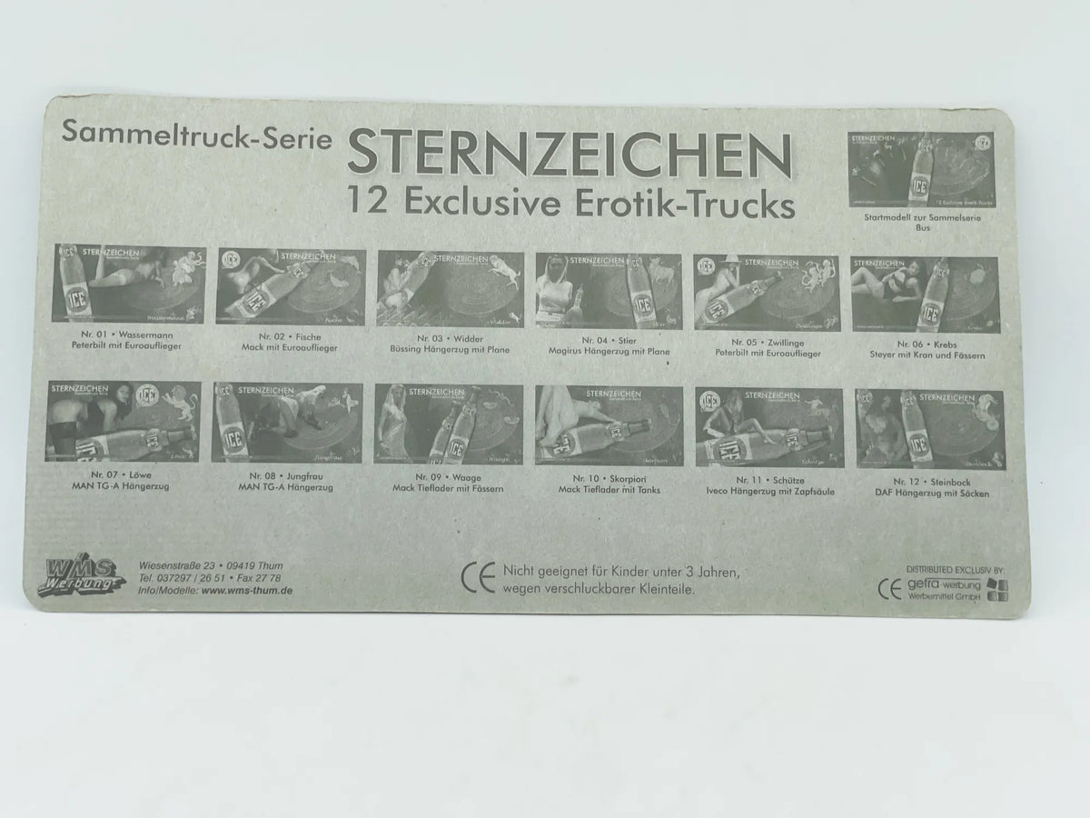 Peterbilt Mit Euroauflieger Gefra-Werbung Sternzeichen Sammeltruck-Serie – zdjęcie 5