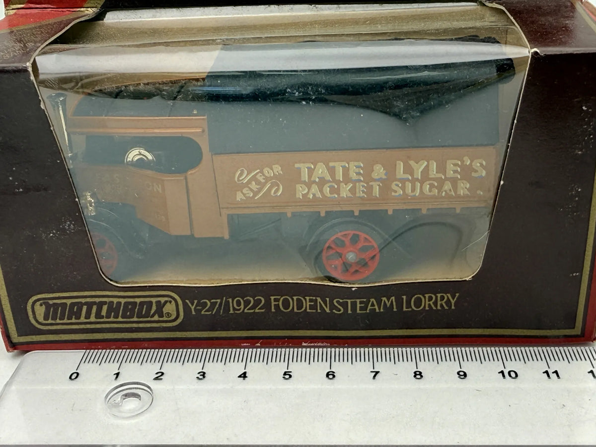 1922 FODEN STEAM LORRY Matchbox 1984 Miedziany 1:43 Made in England – zdjęcie 5