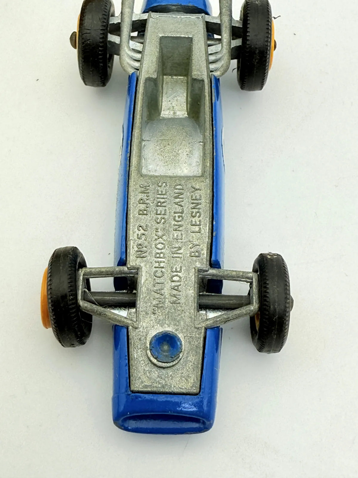 B.R.M. Racing Car Matchbox Niebieski 1:64 Made in Angelia – zdjęcie 5