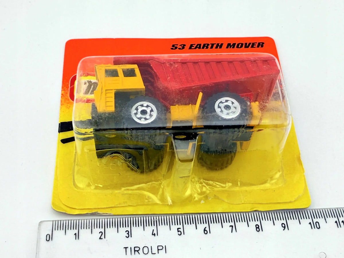 EARTH MOVER, Matchbox, Resoraki, Die cast 53, Żółty, 1:64 – zdjęcie 5