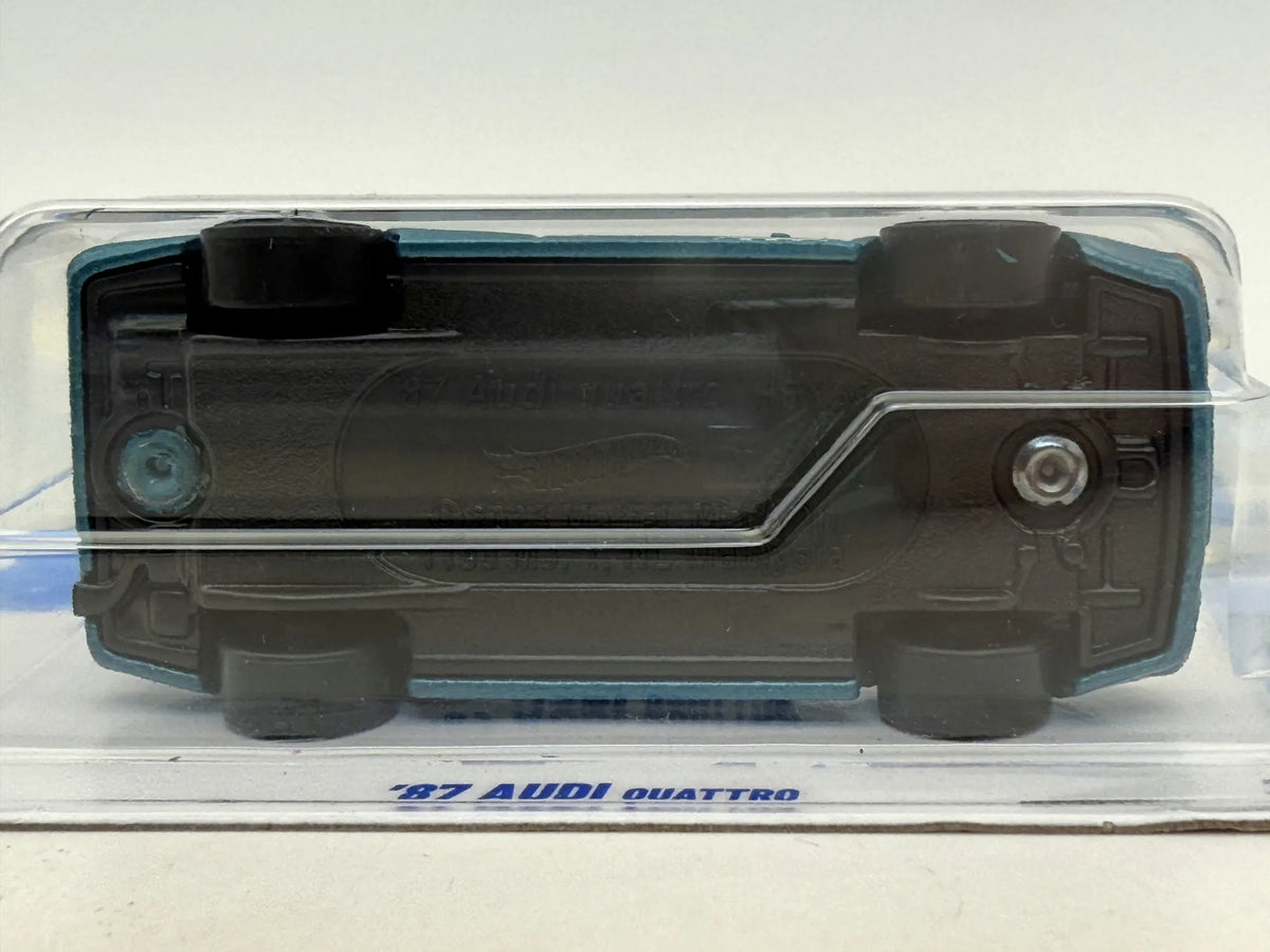 '87 Audi Quattro Factory Fresh Hot Wheels 2024 Turkusowy 1:64 – zdjęcie 5
