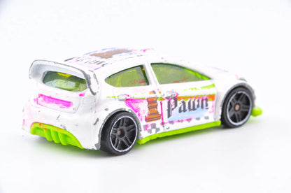'12 Ford Fiesta, Hot Wheels 2011, Die cast, Resoraki, 1:64 – zdjęcie 5