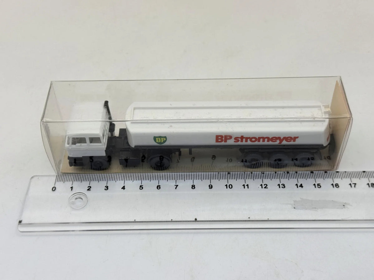 Bp-Tanksattelzug Wiking Biały 1:87 Made in Berlin West Germany – zdjęcie 5