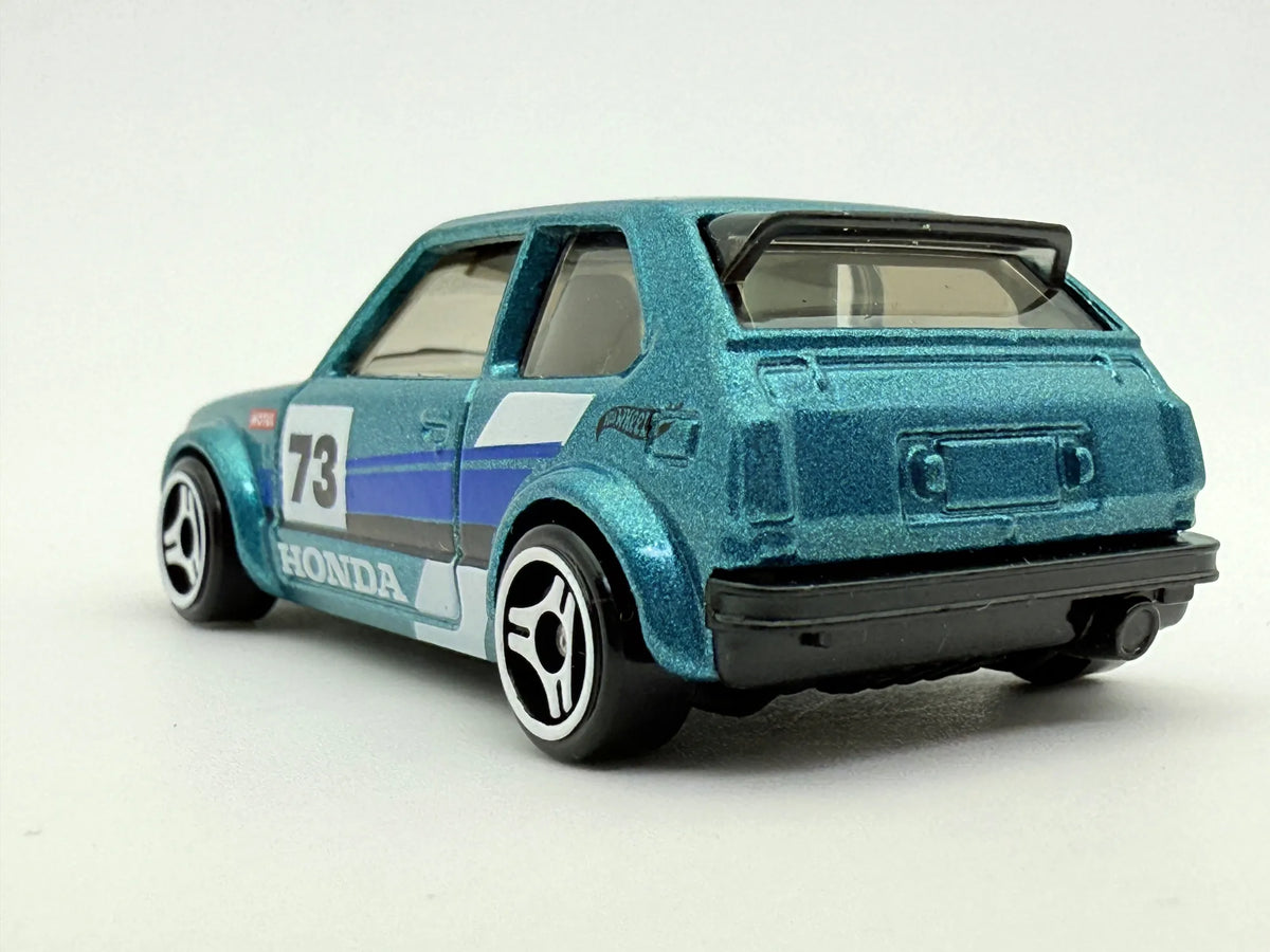 Honda Civic Custom Hot Wheels 2022 Niebieski 1:64 – zdjęcie 5