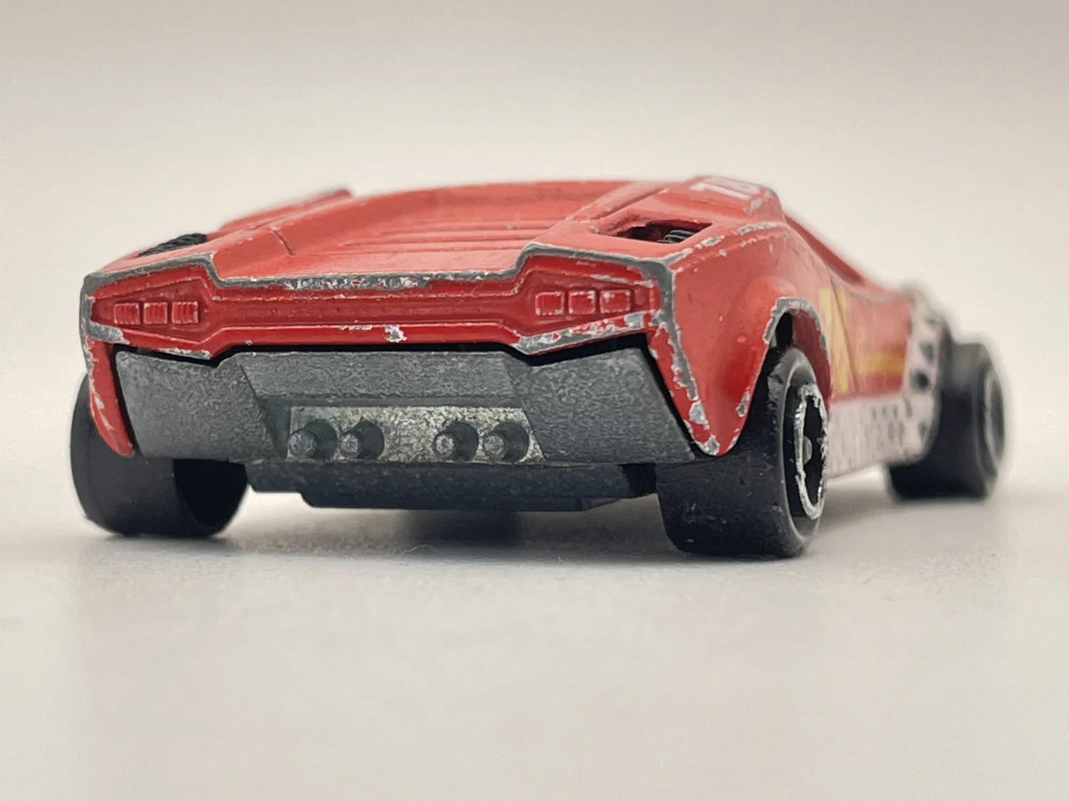 LAMBORGHINI COUNTACH, Majorette, Die cast No.237, Czerwony, 1:56, Resoraki – zdjęcie 5
