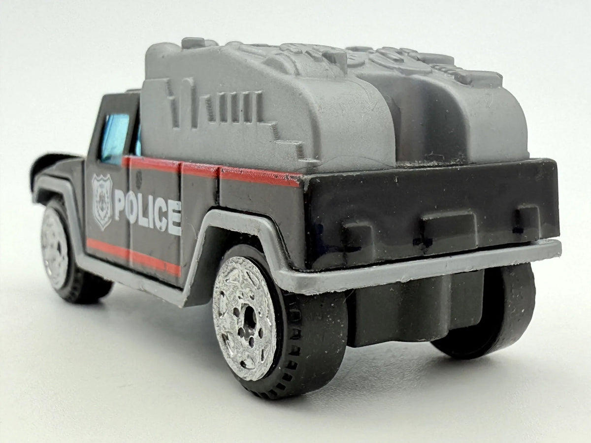 Jak Hummer Police, Pojazd Policyjny, Die cast, Resoraki, Czarny, 1:64 – zdjęcie 5