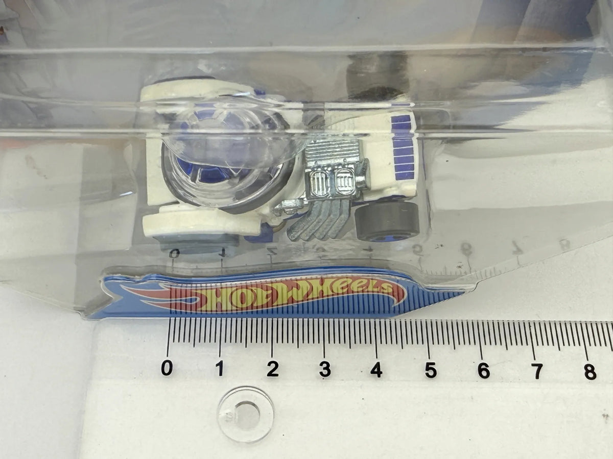 STAR WARS R2-D2 CHARACTER CAR Hot Wheels 2014 Biały 1:64 – zdjęcie 5