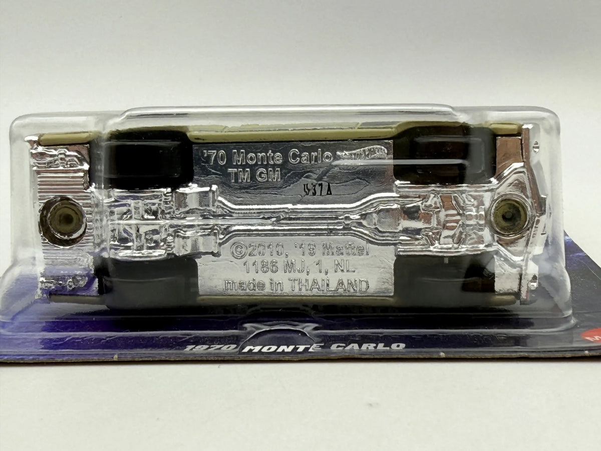 1970 MONTE CARLO, Hot Wheels SILVER 2026 Die cast JKX07 Żółty 1:64 Resoraki – zdjęcie 5