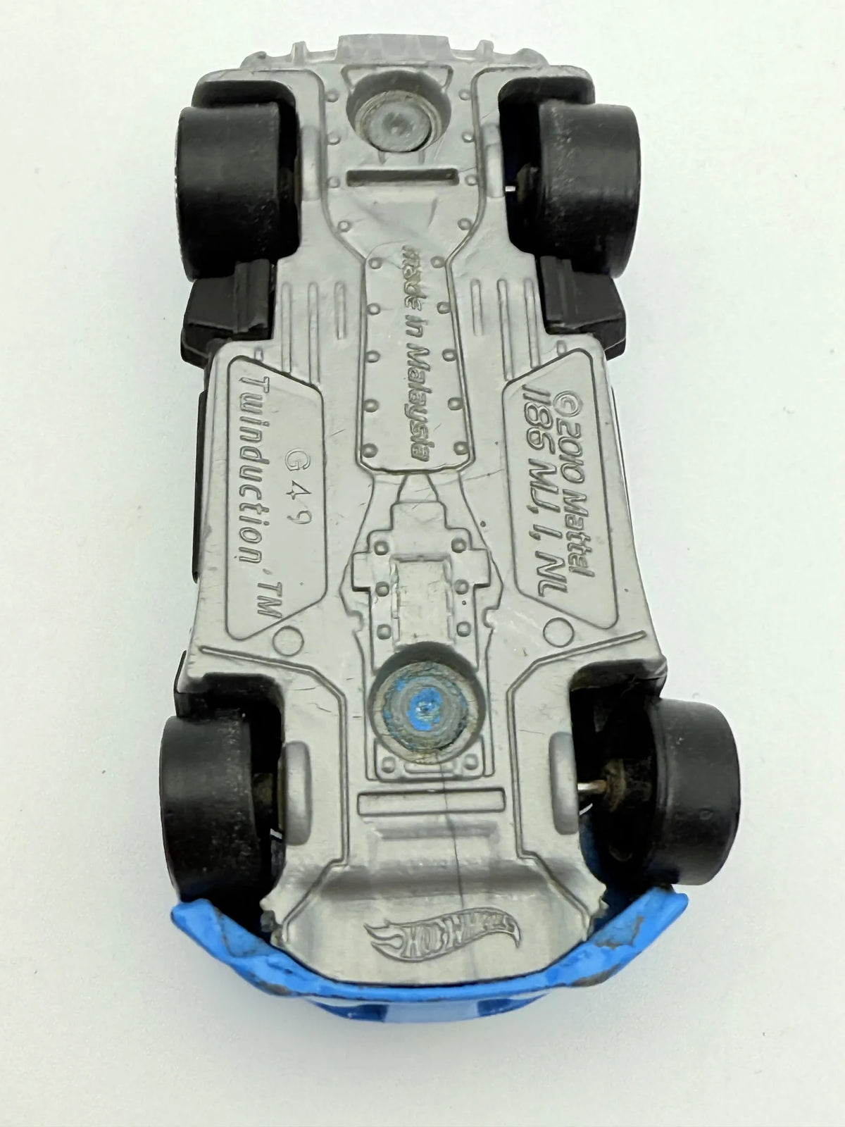 Twinduction, Hot Wheels 2010, niebieski Hot Wheels Niebieski 1:64 – zdjęcie 5