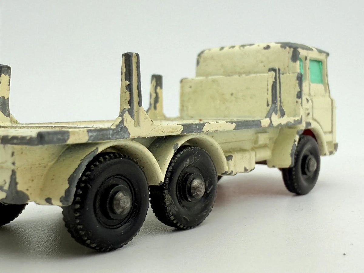 DAF Girder Truck, Matchbox, Made in England, Resoraki, Die cast, Biały 1:87 – zdjęcie 5