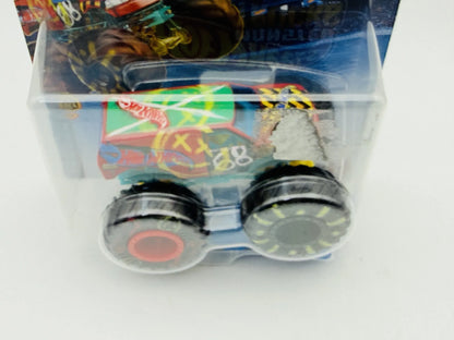 HW Demo Derby Hot Wheels 2026 1:64 Monster Truck Blister Turkusowy – zdjęcie 5