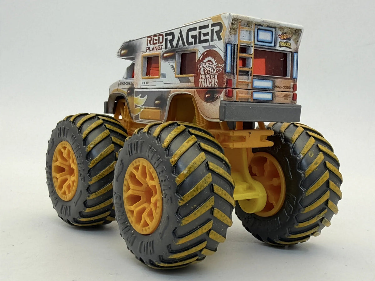 MONSTER TRUCKS RED PLANET RAGER, Hot Wheels 2023, Biały, 1:45, Resoraki – zdjęcie 5