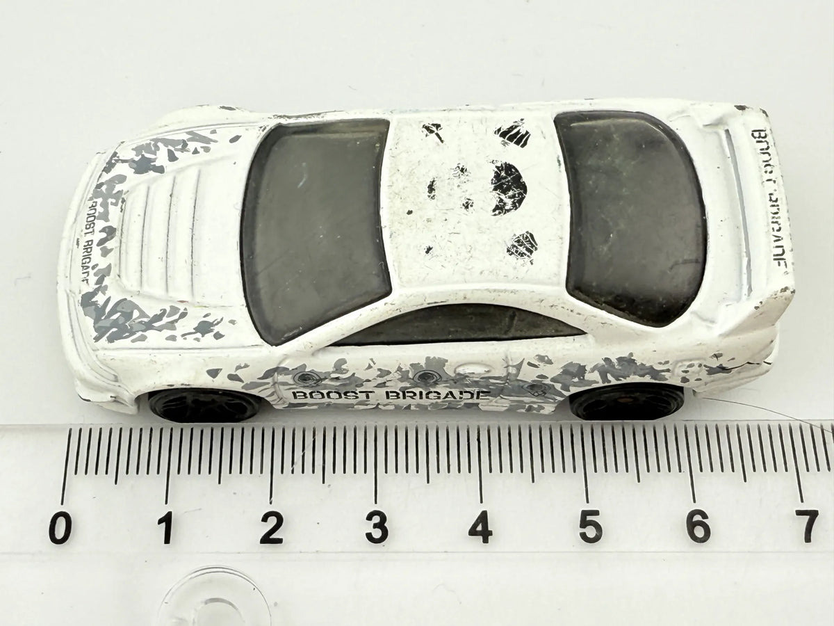 CUSTOM '01 ACURA INTEGRA GSR, Boost Brigade, Hot Wheels 2015, Biały, 1:64 – zdjęcie 6
