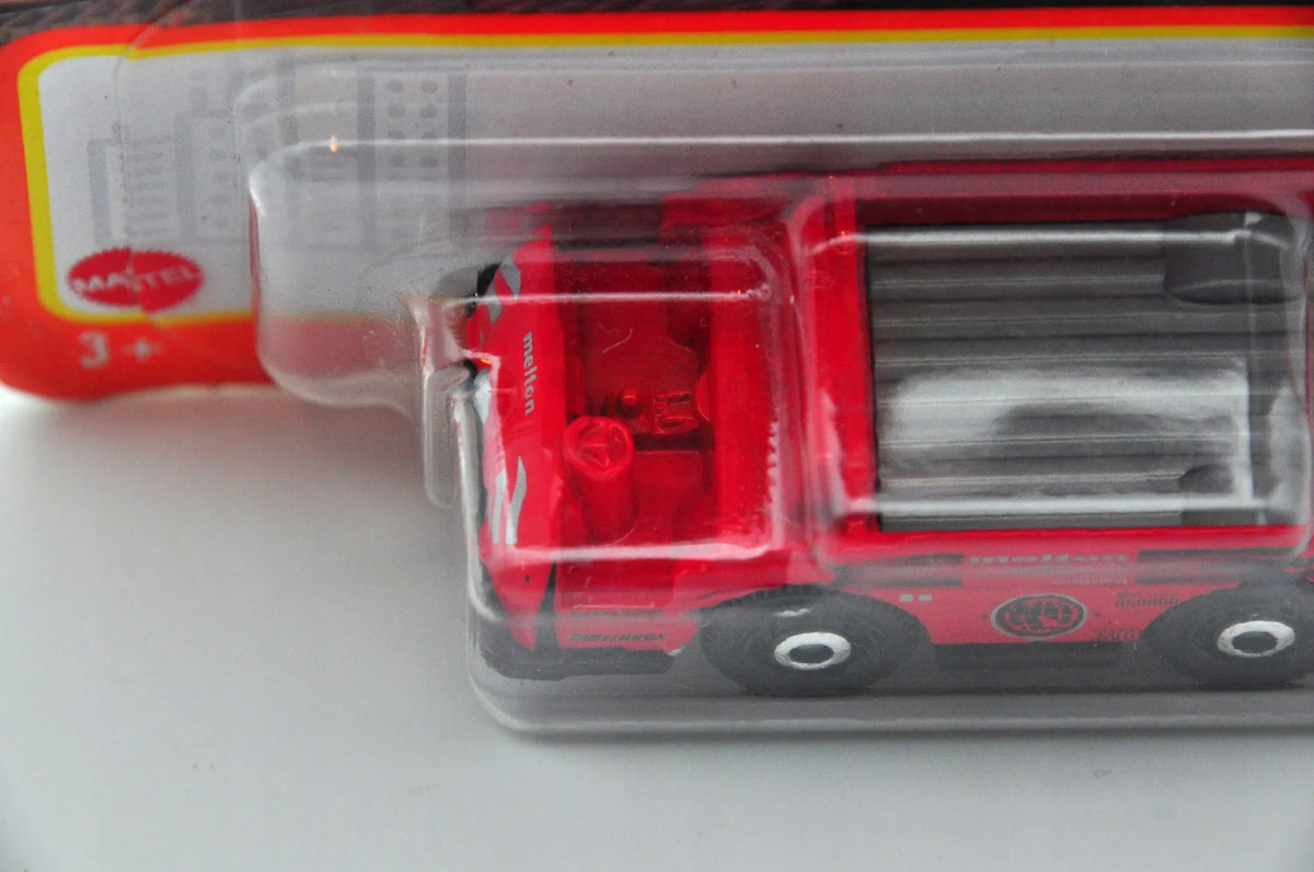 Mbx Mini Cargo Truck Matchbox 2021 Czerwony 1:64 – zdjęcie 6