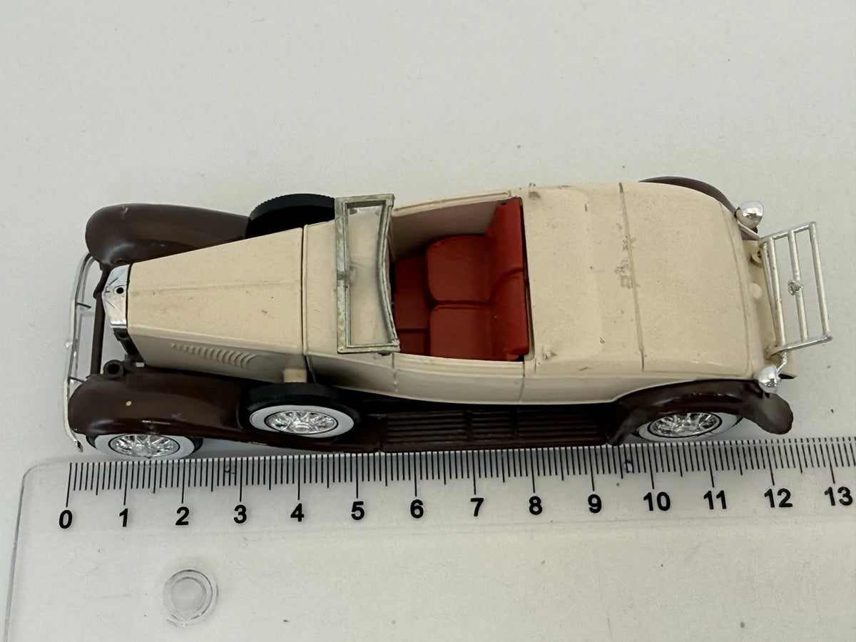 1935 DUESENBERG J SPIDE, Solido, Made in France, Kremowy, 1:43, Resoraki – zdjęcie 6