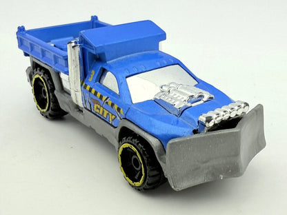 SO PLOWED / PŁUG ŚNIEŻNY Hot Wheels 2013 Niebieski 1:64 – zdjęcie 6