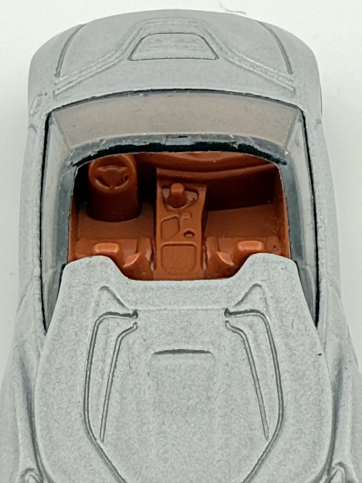 BMW i8 ROADSTER, Hot Wheels 2018, Die cast FXB49, Srebrny, 1:64, Resoraki – zdjęcie 6