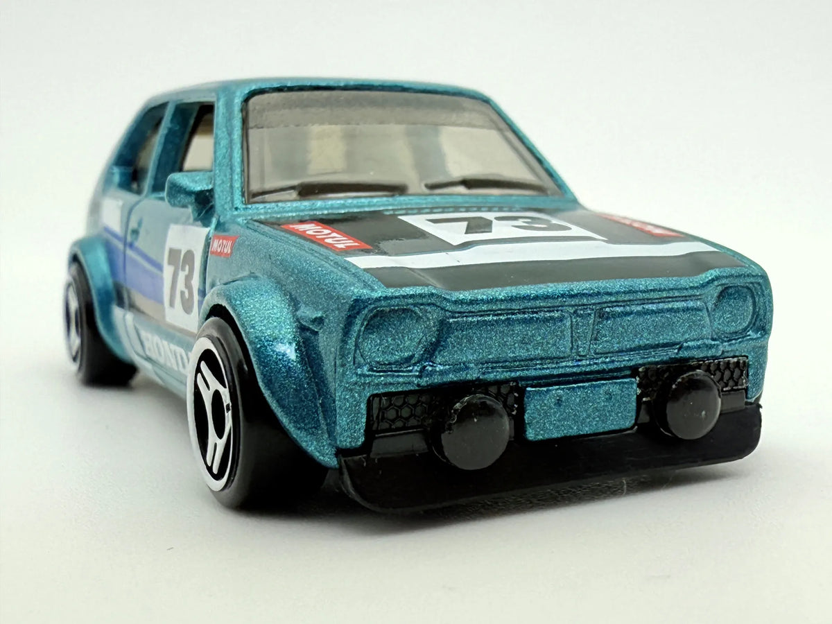 Honda Civic Custom Hot Wheels 2022 Niebieski 1:64 – zdjęcie 6