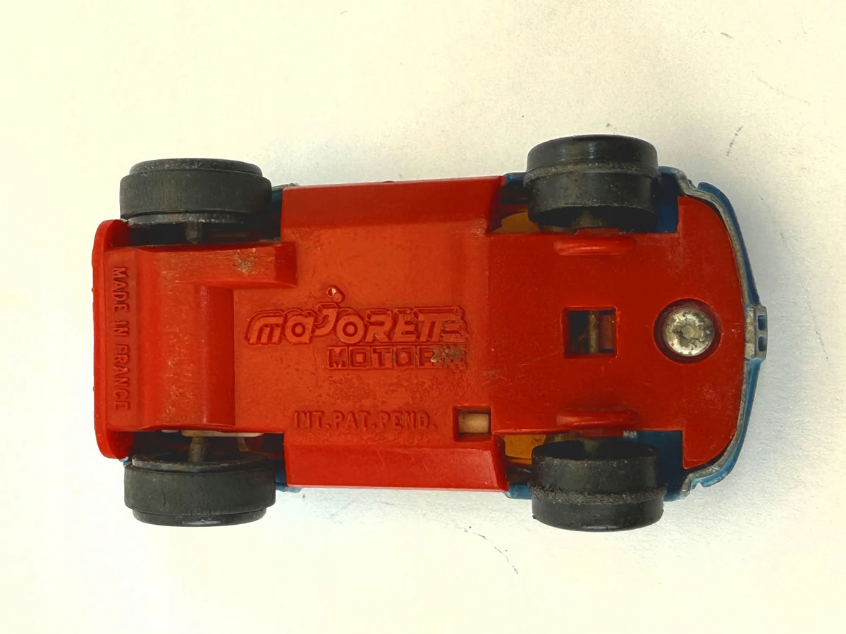 BMW Turbo Motor Majorette '80 Niebieski 1:64 Made in France – zdjęcie 6