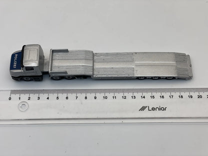 CIĘŻARÓWKA Z NACZEPĄ, LAWETA, Siku, Die cast 161000002, Srebrny, 1:87 – zdjęcie 6