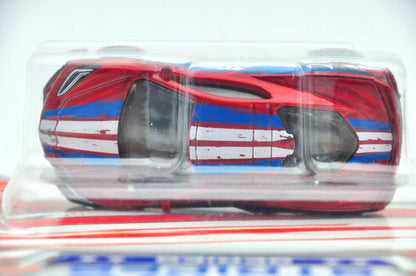 2020 Corvette Stars & Stripes Hot Wheels 2023 Czerwony 1:64 – zdjęcie 6