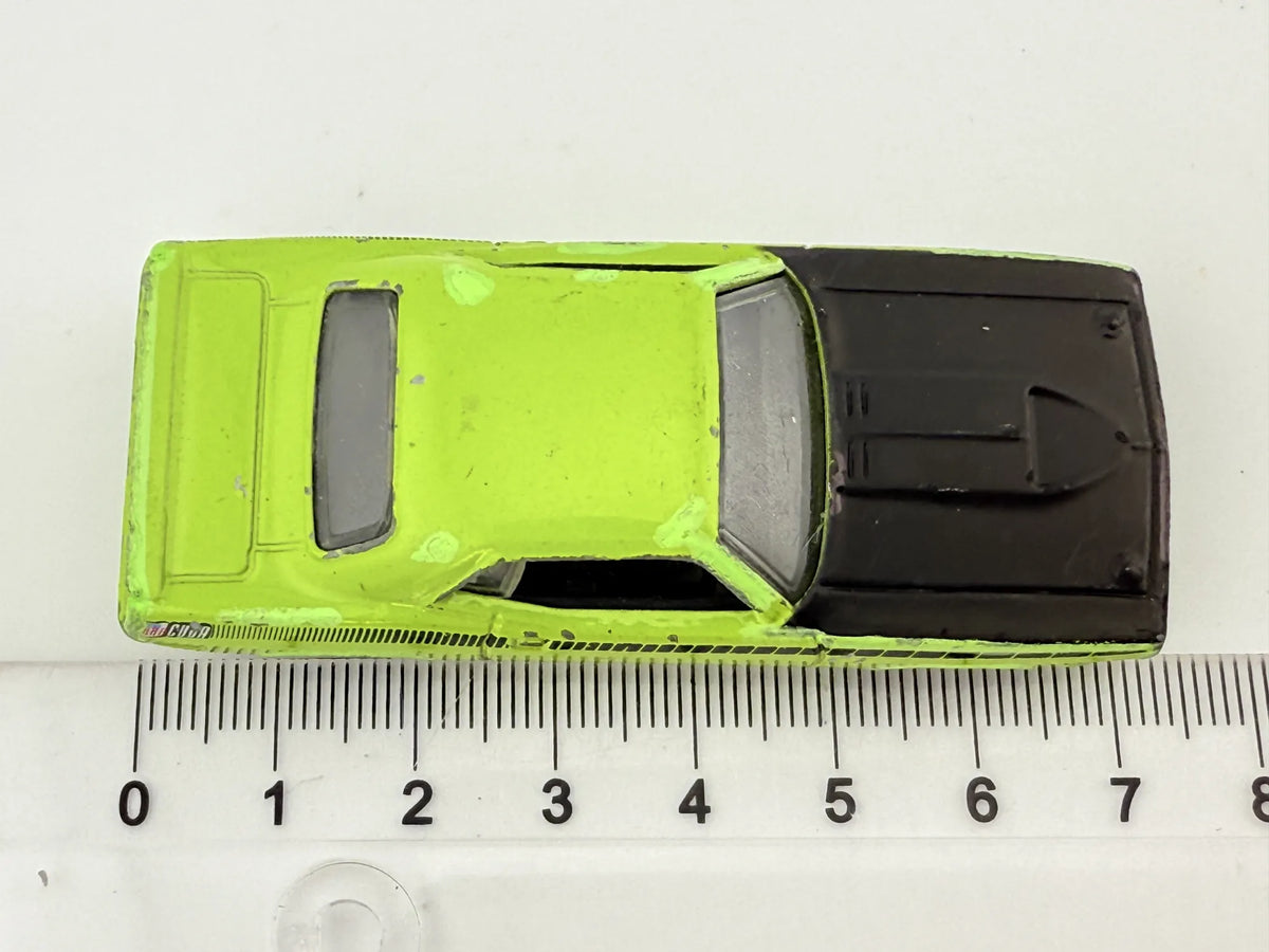 1970 PLYMOUTH AAR CUDA, Chrysler Llc, Die cast B14, Zielony, 1:64, Resoraki – zdjęcie 6