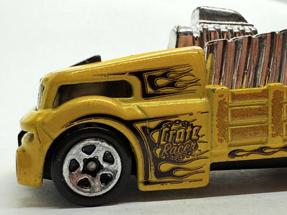 Crate Racer Hot Wheels 2015 Żółty 1:64 – zdjęcie 6