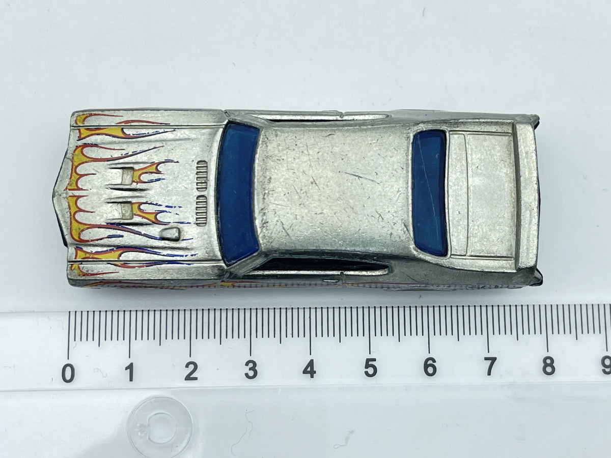 '70 Buick GSX, Hot Wheels 2008, Resoraki, Die cast, Srebrny Chrom, 1:64 – zdjęcie 6