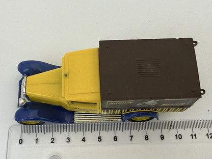 CITROEN C4F 1930, MICHELIN, Solido, Made in France, Die cast, Żółty, 1:43 – zdjęcie 6