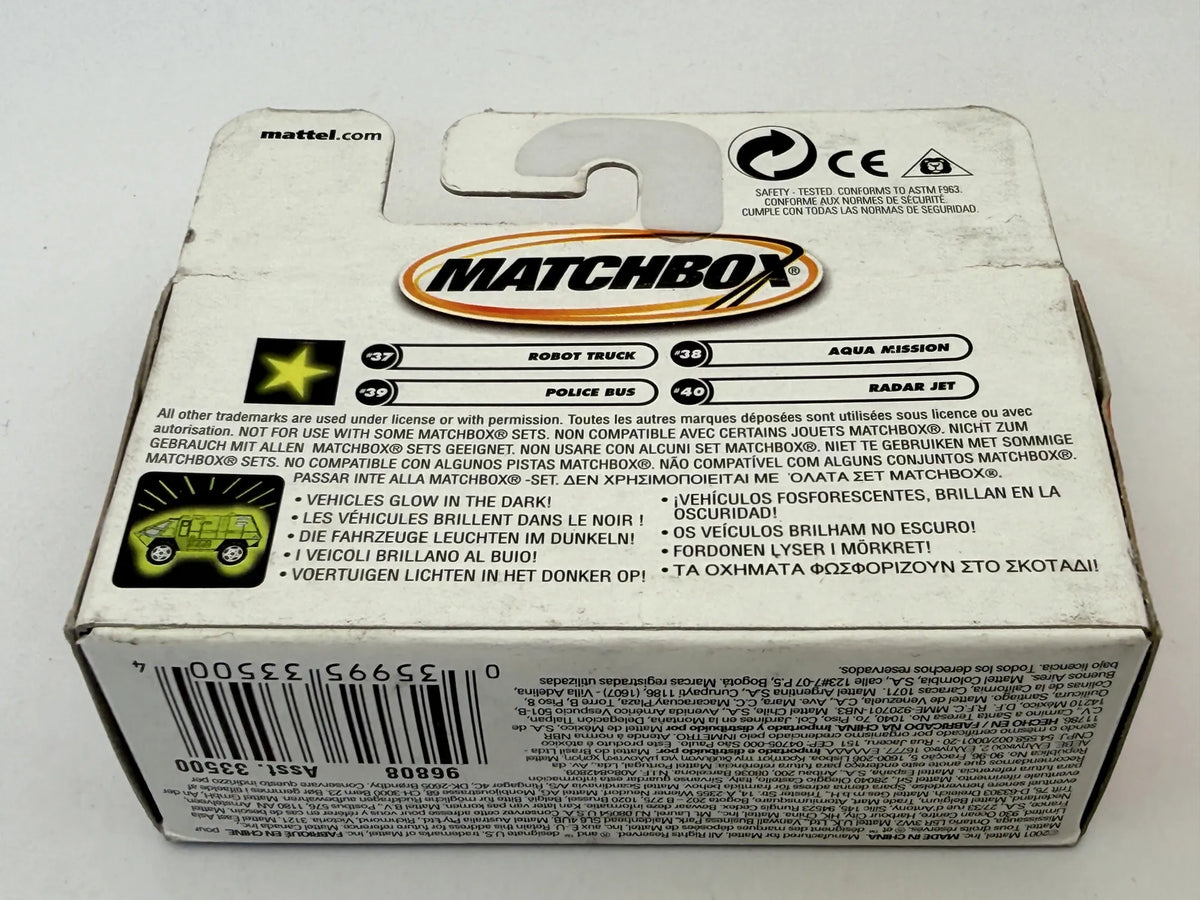 Samolot RADAR JET 50th Anniversary Matchbox 2002 Zielony 1:64 – zdjęcie 6