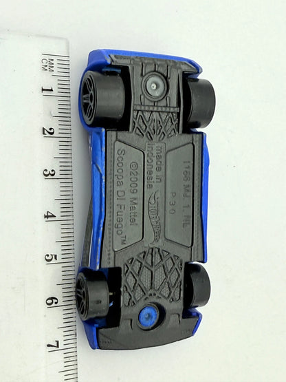 Scoopa Di Fuego, Hot Wheels 2009, Police Policja, die cast, niebieski, 1:64 – zdjęcie 6