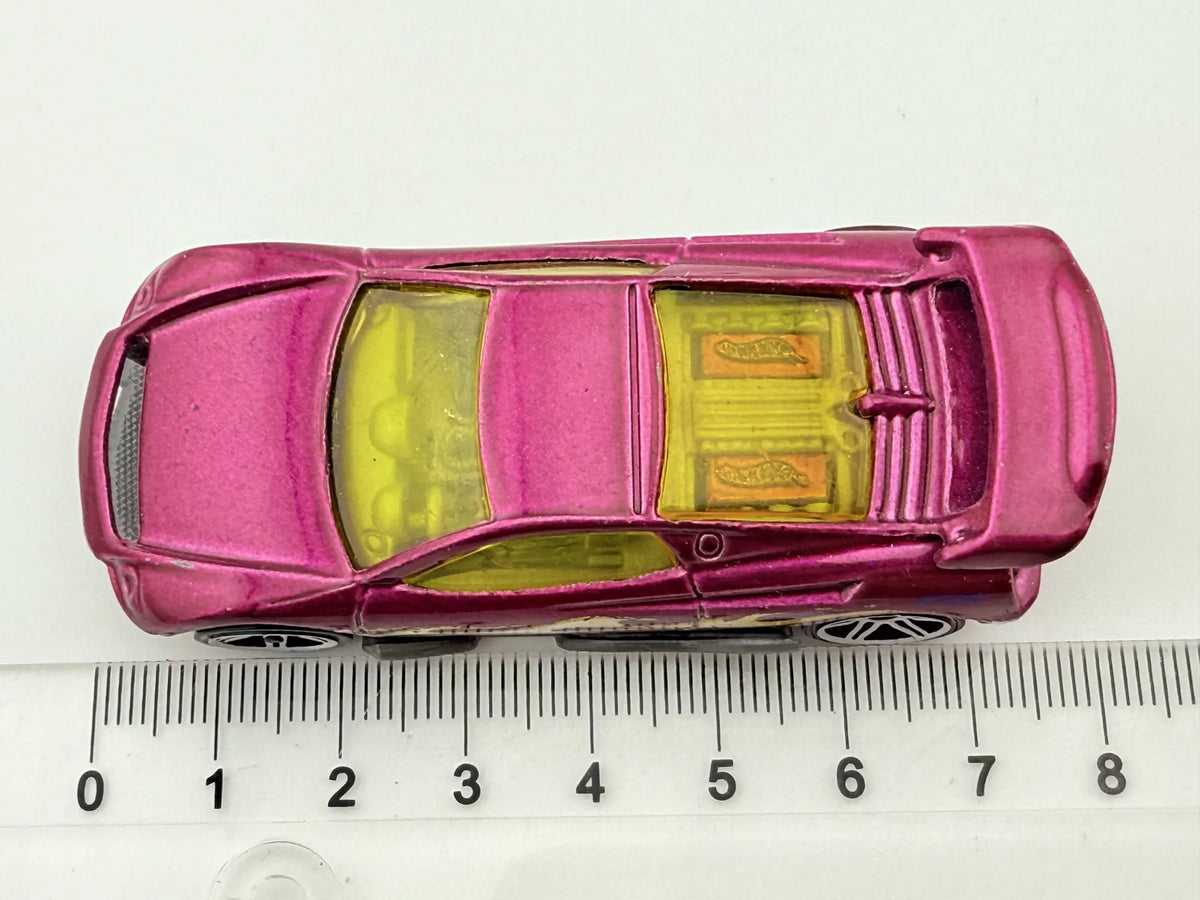 MS-T SUZUKA, Hot Wheels 2000, Die cast 1185 MJ 1, Różowy, 1:64, Resoraki – zdjęcie 6
