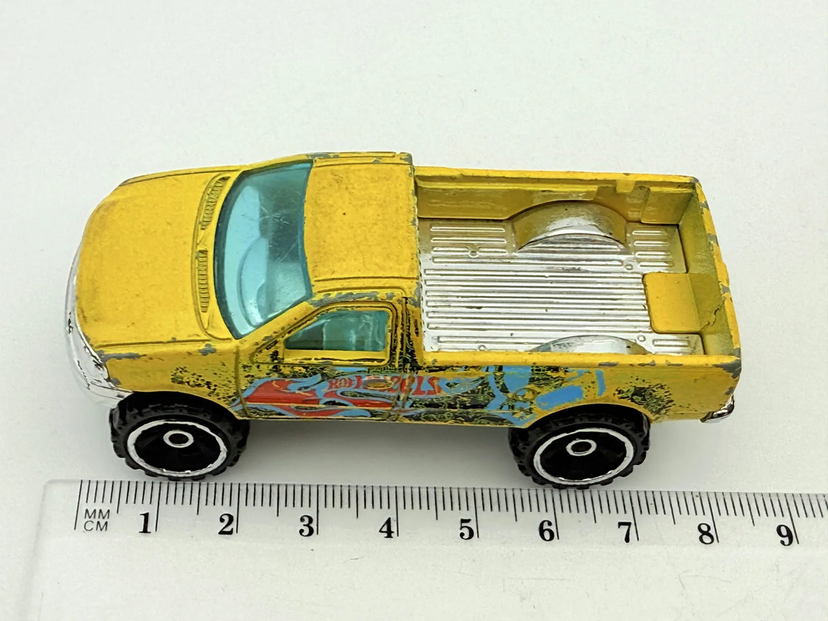 Ford F-150 Hot Wheels Żółty 1:64 – zdjęcie 6
