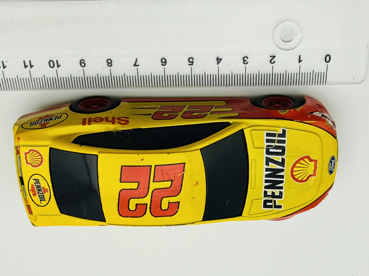 Ford Mustang Gt BRANDBASE HW Speed Graphics 1:64 PENNZOIL Luzak Żółty – zdjęcie 6