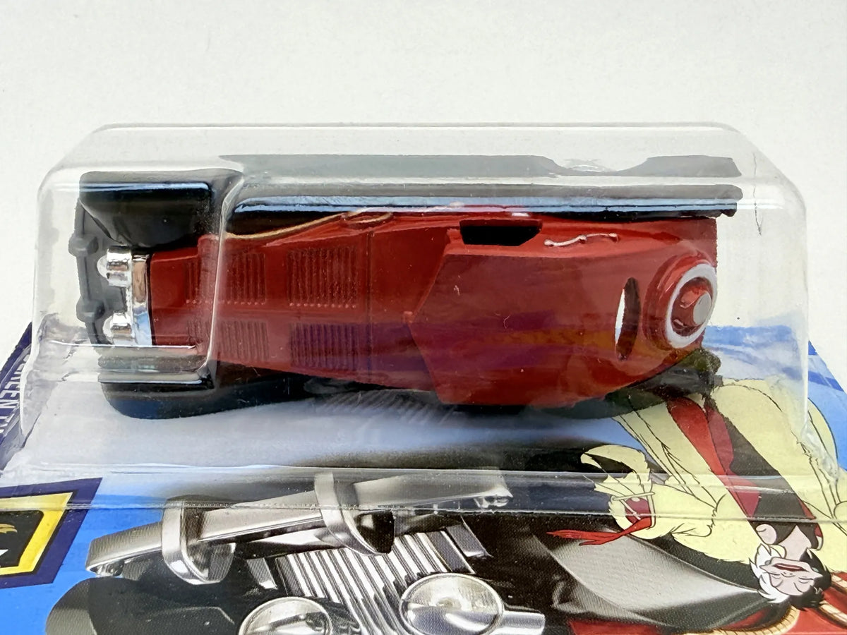 CRUELLA DE VIL HW Screen Time 101 Dalmatians Hot Wheels 2019 Czerwony 1:64 – zdjęcie 6