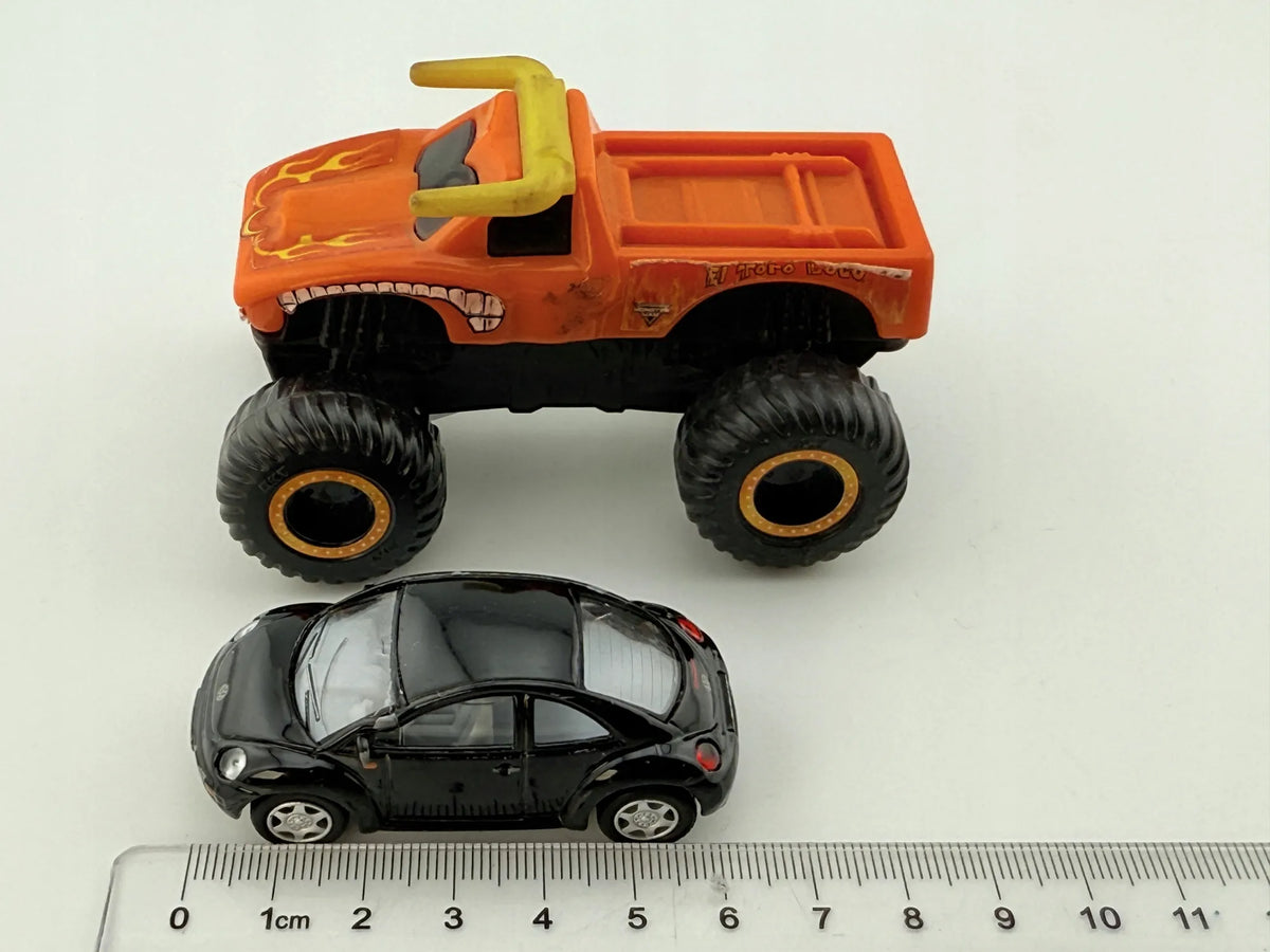 El Toro Loco Monster Jam 2019 Pomarańczowy 1:64 – zdjęcie 6