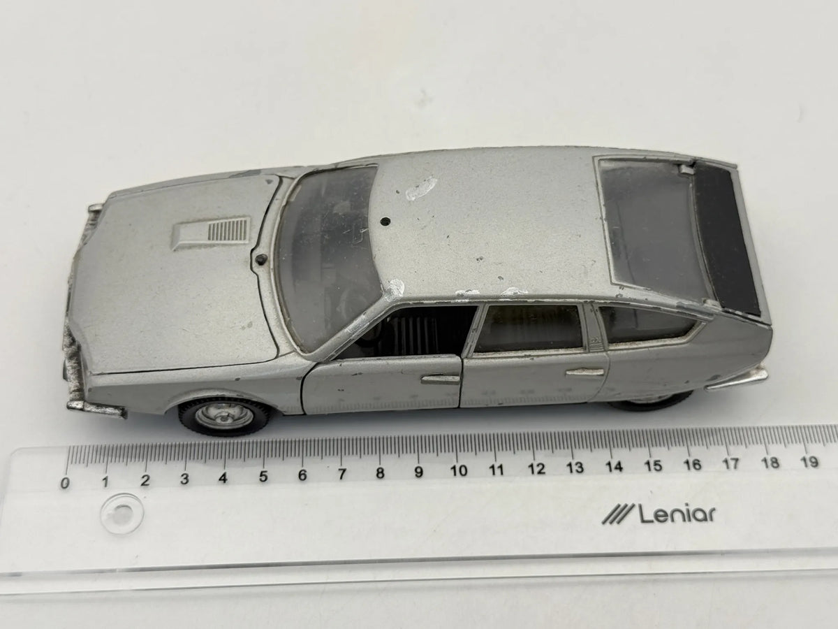 CITROËN CX 2200 Polistil 1976 Srebrny 1:22 Made in Italy – zdjęcie 6