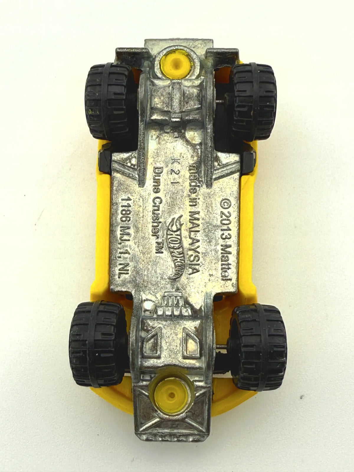 Dune Crusher Mainline Hot Wheels 2013 Żółty 1:64 – zdjęcie 6