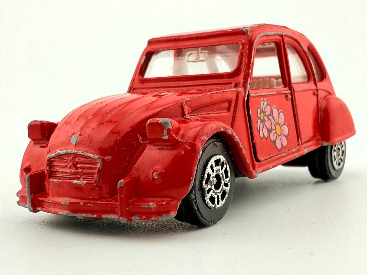 Citroen 2Cv6 Corgi '80 Czerwony 1:64 Made in Gt Britain – zdjęcie 6