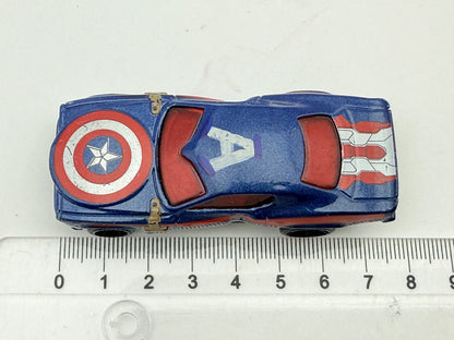 MARVEL CAPTAIN AMERICA CAR, Hot Wheels 2013, Die cast BDM73 H51, 1:64 – zdjęcie 6
