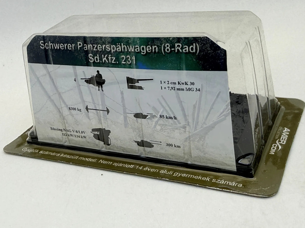 Sd.Kfz. 231 8 Rad - 1943 Tanks of the World Wojsko AmerCom Piaskowy 1:72 – zdjęcie 6
