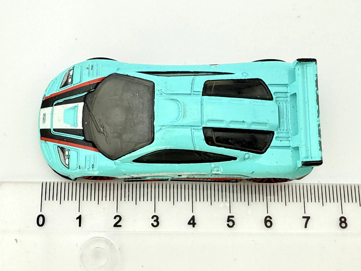MCLAREN F1 GTR, Hot Wheels 2017, Die cast P40, Miętowy, 1:64, Resoraki – zdjęcie 6