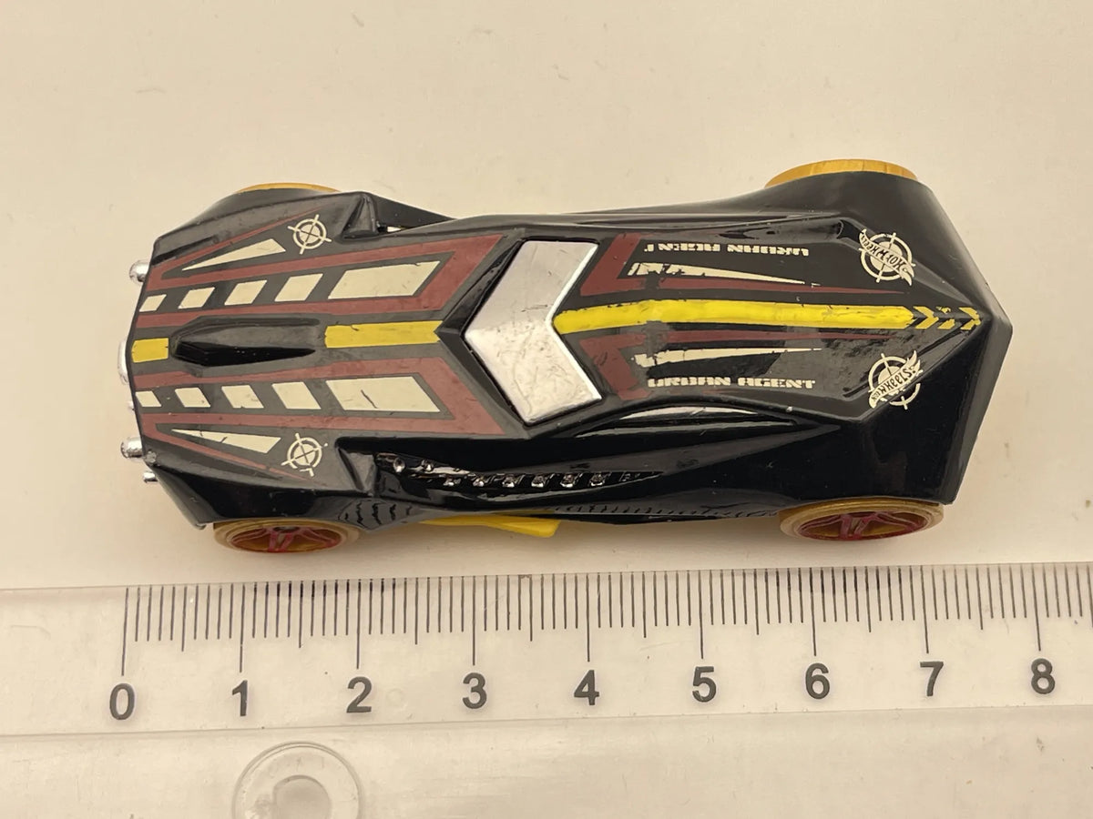 URBAN AGENT, Hot Wheels 2008, Die cast J40, Czarny, 1:64, Resoraki – zdjęcie 6