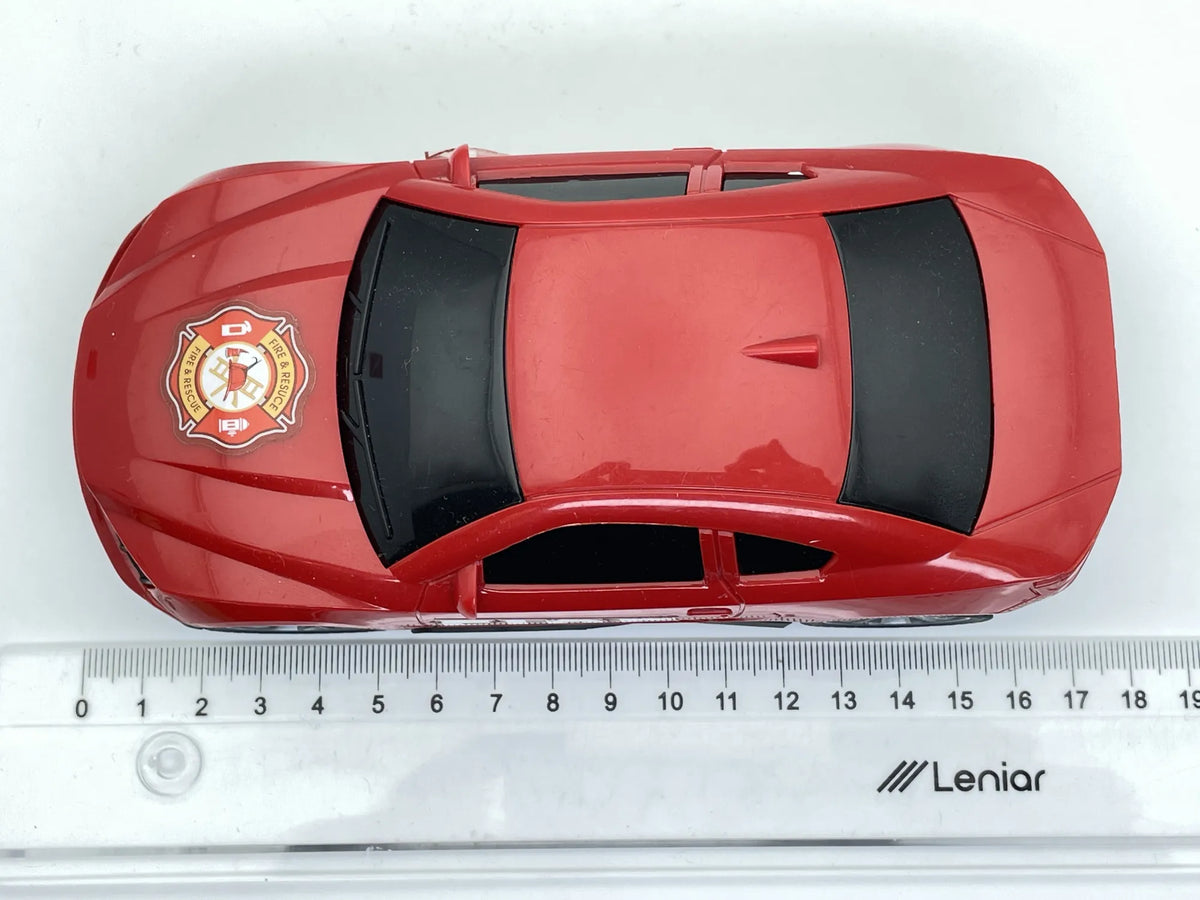 FIRE & RESCUE CAR, Samochód straż pożarna, Resoraki, Czerwony, 1:24 – zdjęcie 6