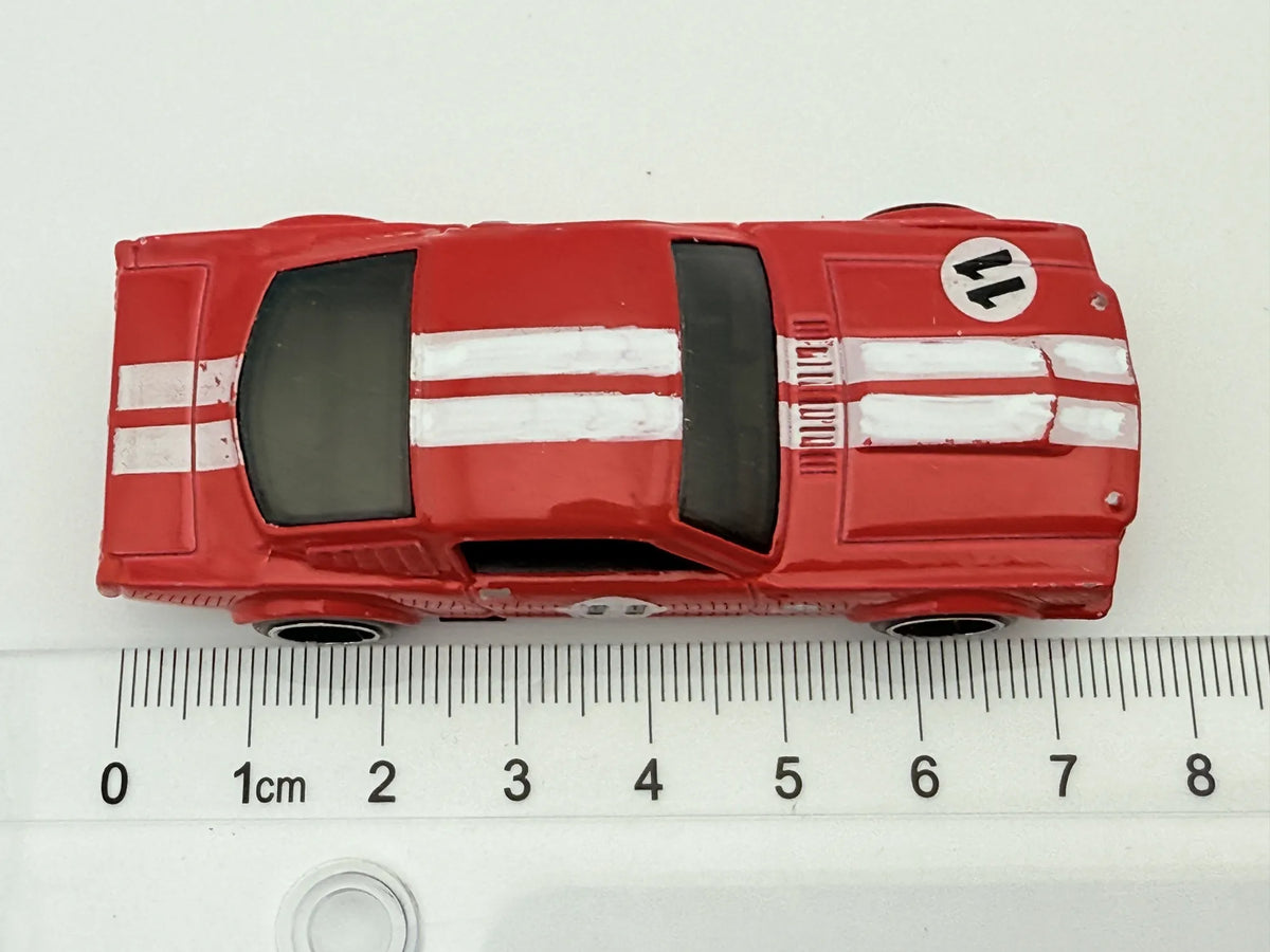 '65 Ford Mustang Fastback, Hot Wheels, Resoraki, die cast, 1:64, czerwony – zdjęcie 6