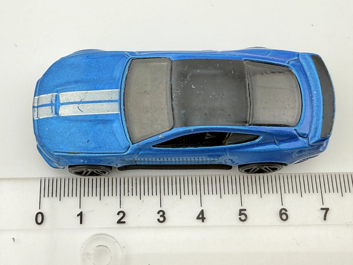 FORD SHELBY GT350R, Hot Wheels 2015, Die cast R32, Niebieska, 1:64 Resoraki – zdjęcie 6