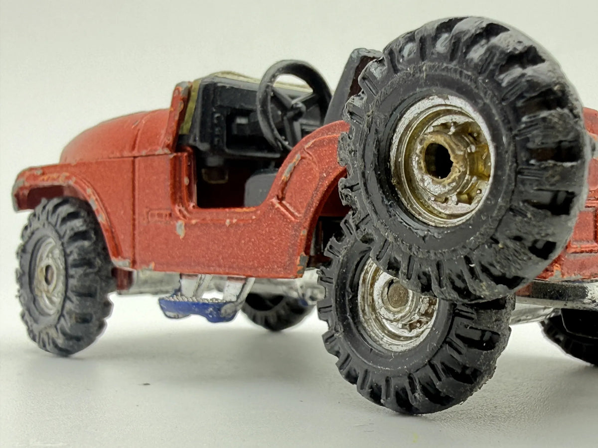 JEEP CJ-5, Corgi, Made in Great Britain, Die cast 72, Czerwony, 1:43 – zdjęcie 6