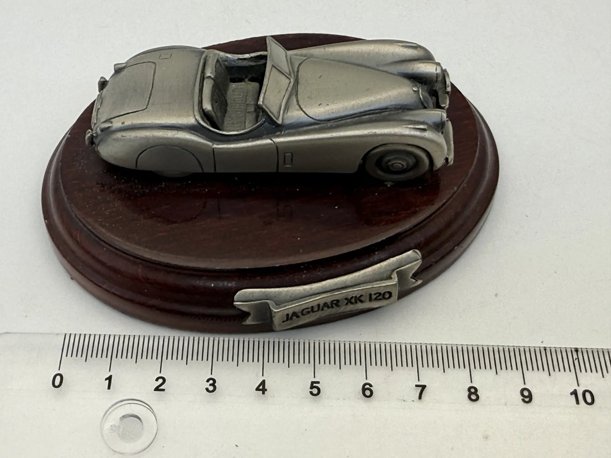 Jaguar XK 120 Mark Models Ltd Craftsman Studio Srebrny 1:64 Hand Crafted – zdjęcie 6